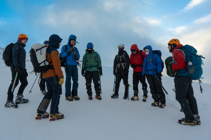 OAE Students in Scottish Highland Snow