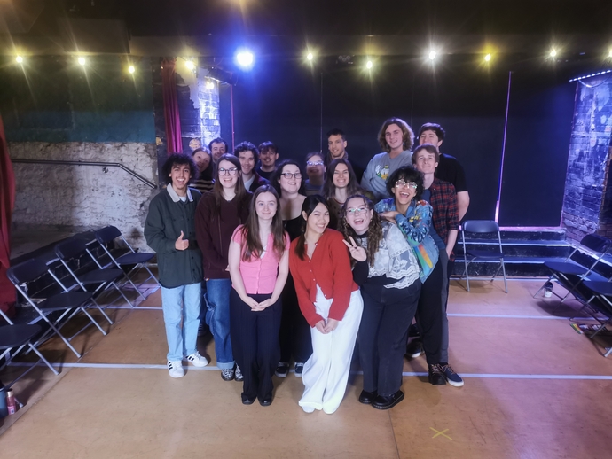 a photo of the BA Acting students 