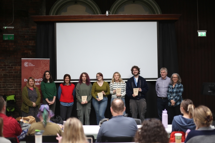 image of students with their awards