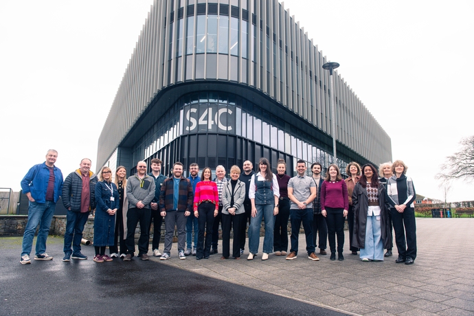 A group photo of the Telesgop staff