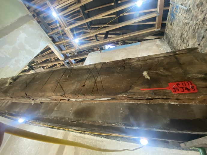 ships trusses on display