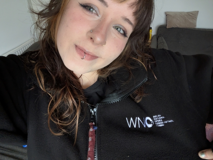 A person taking a selfie