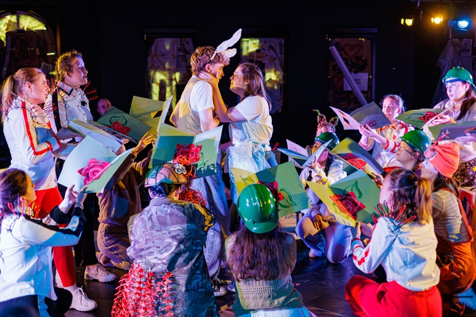 Students Performing Alice by Heart