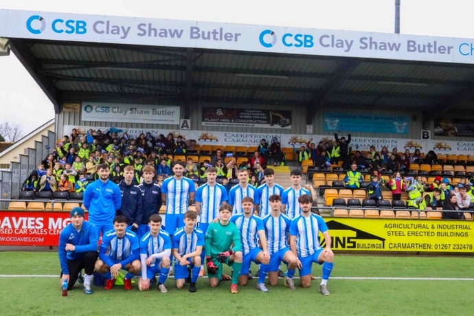 UWTSD Mens Football team 