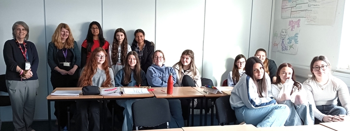 Pembrokeshire College Students with Early Years Lecturers