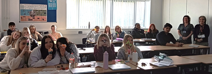 Pembrokeshire College Students with Early Years Lecturers