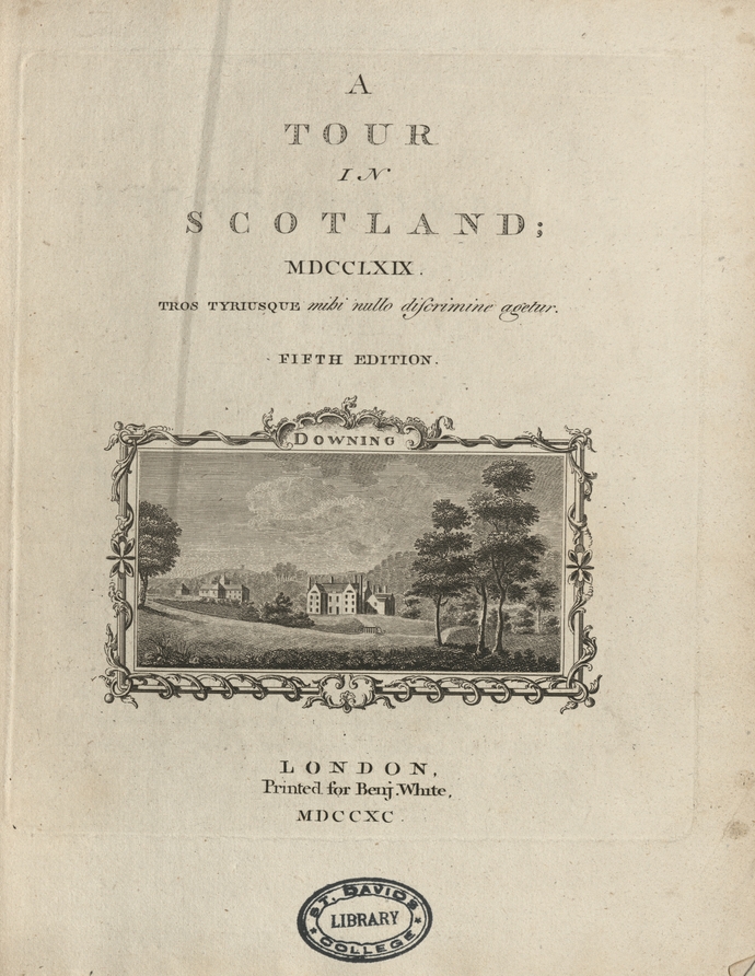 Image of Thomas Pennant Scotland book 