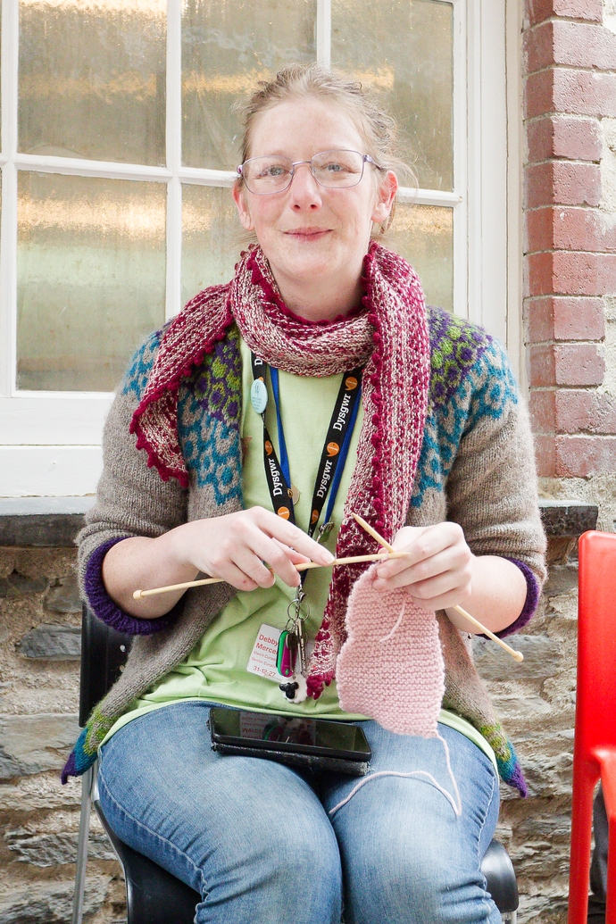 Debby Mercer at work