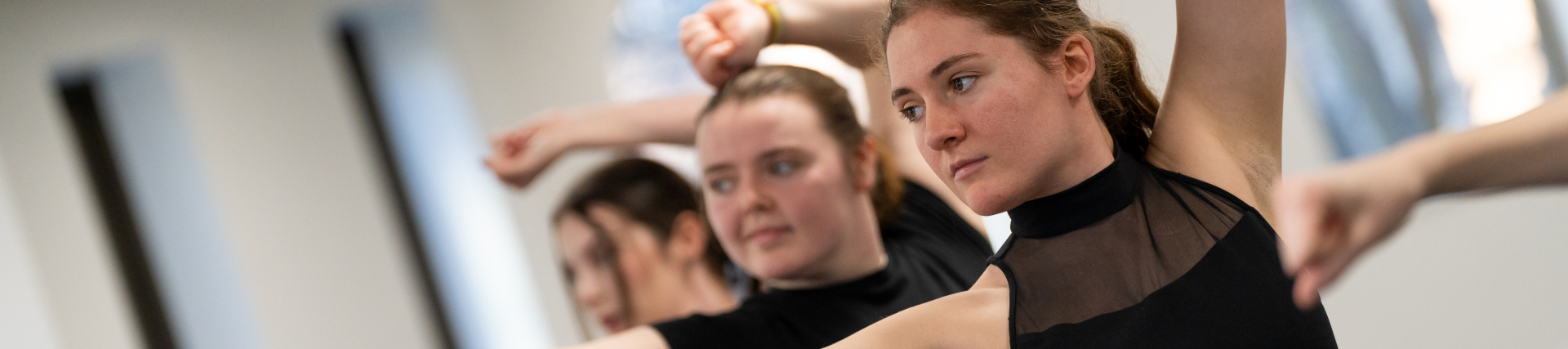 Students in a dance class