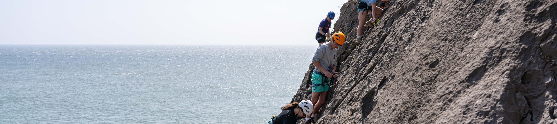 outdoor rock climbing