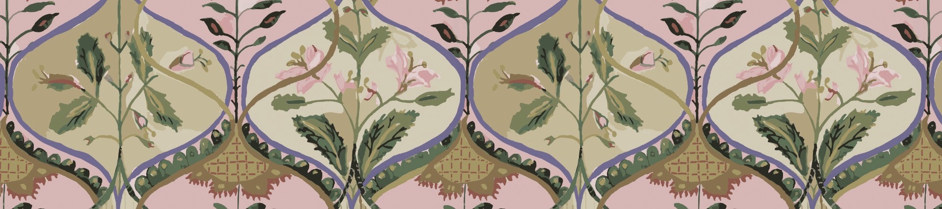 A floral pattern.