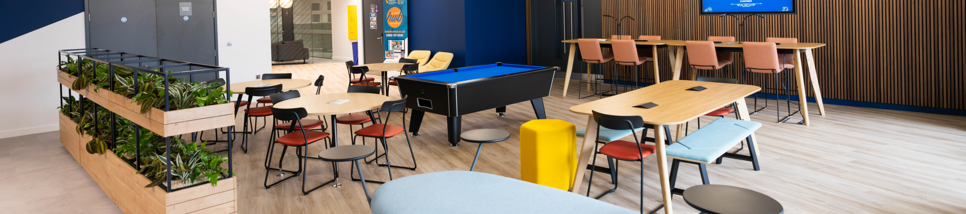 London campus reception