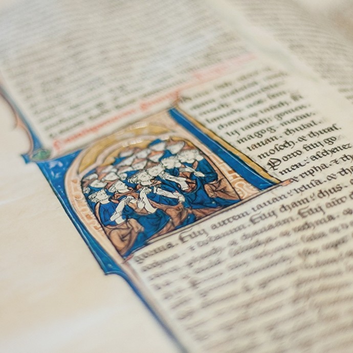 Page from old manuscript