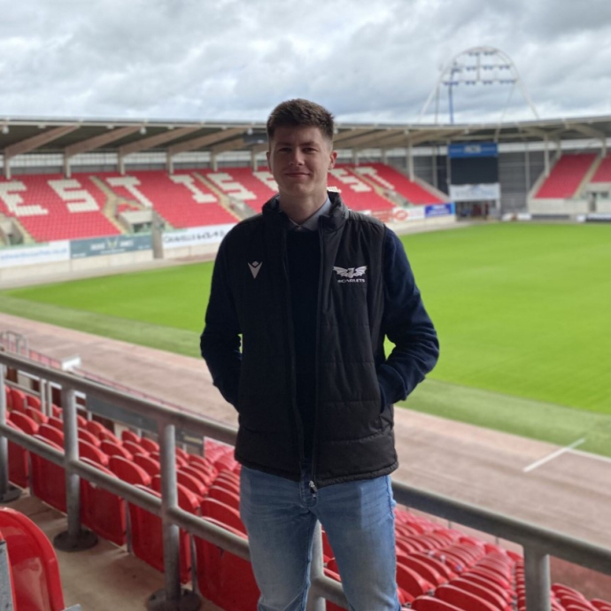 Jac in a stadium