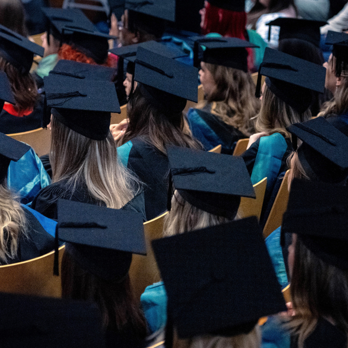 Graduation mortar boards