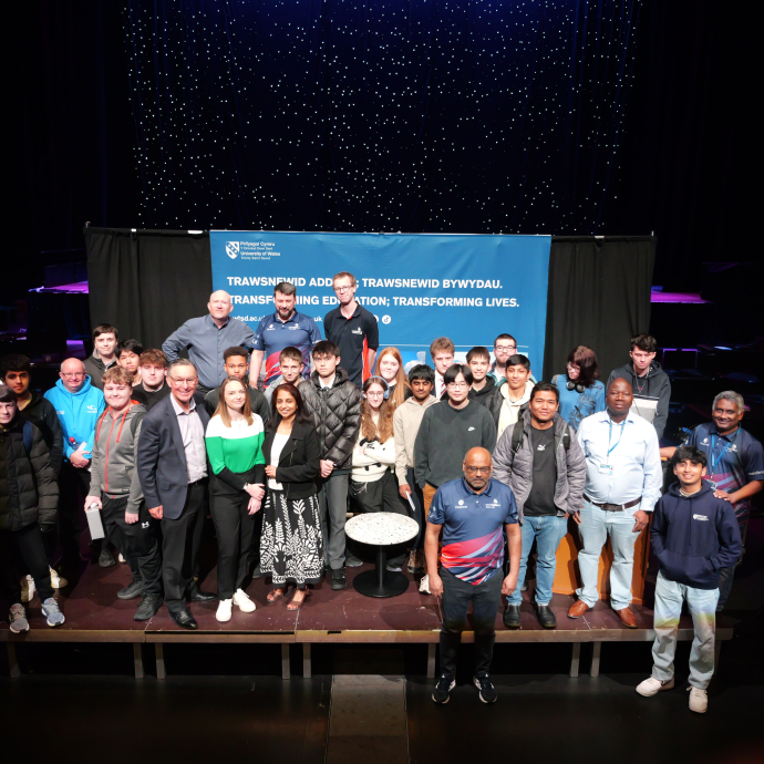group shot of staff and students at Skills Synergy 