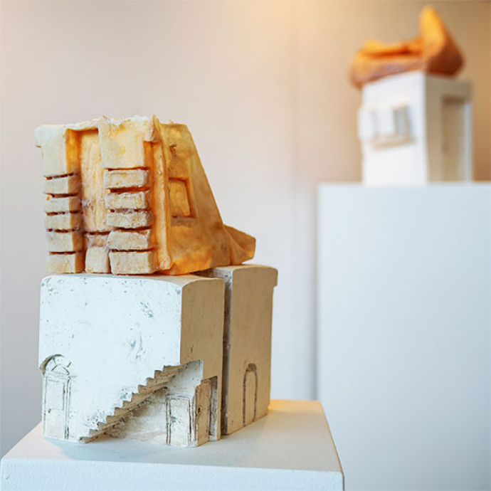 art and design of wooden and clay sculptures