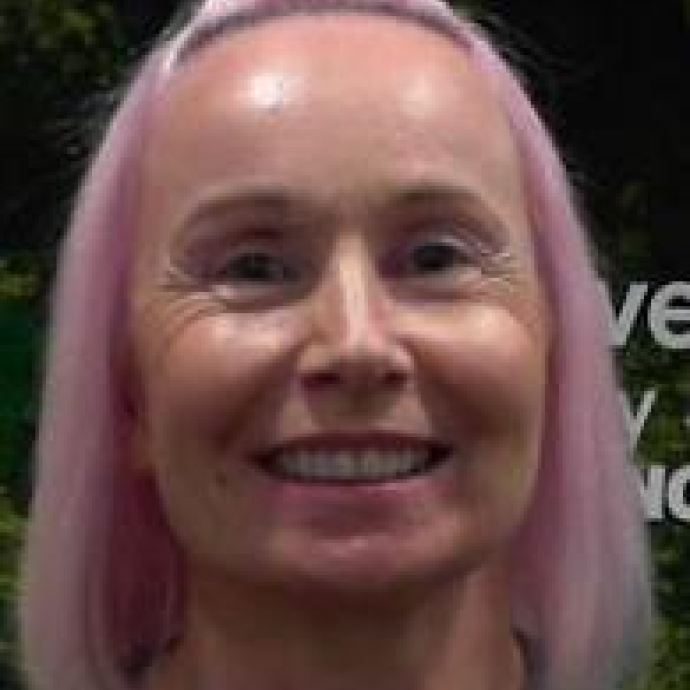 Lecturer Annamarie Dufficy smiling in photo
