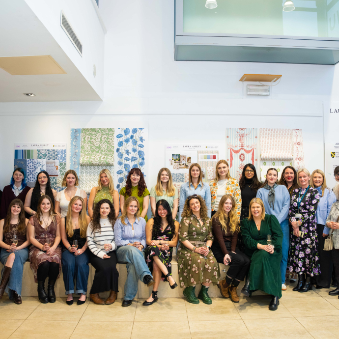 Surface Pattern Students, Lecturers and Laura Ashley team