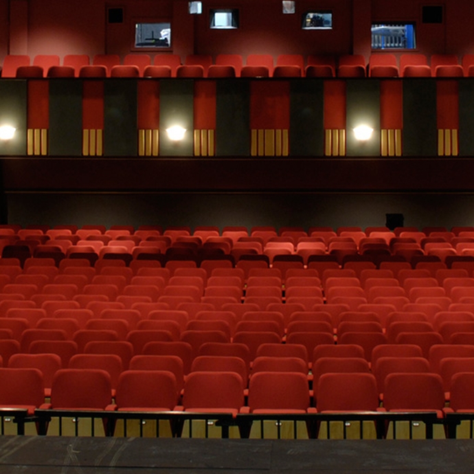 an image of the Lyric Theatre in Carmarthen 