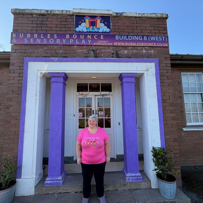 Owner of Bubbles Bounce and Sensory Play CIC, Sandra Richards-Davies