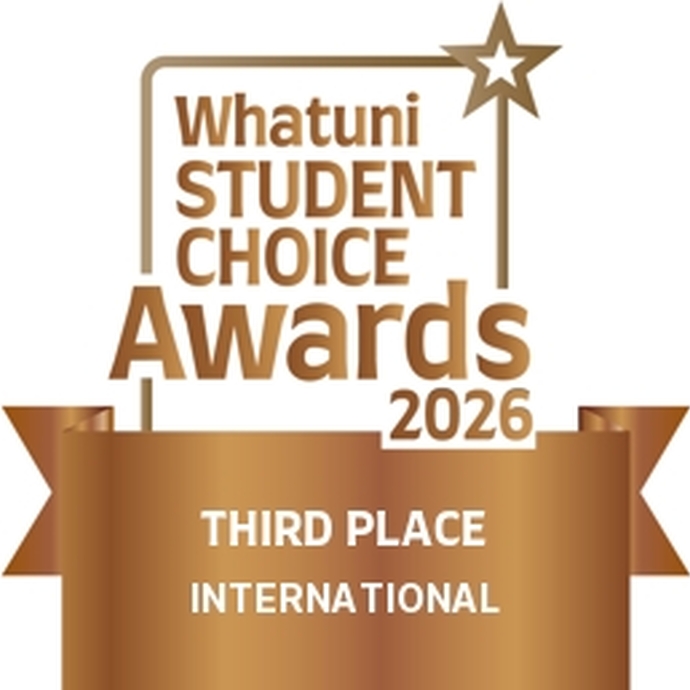 3rd in UK for International (WhatUni 2026)